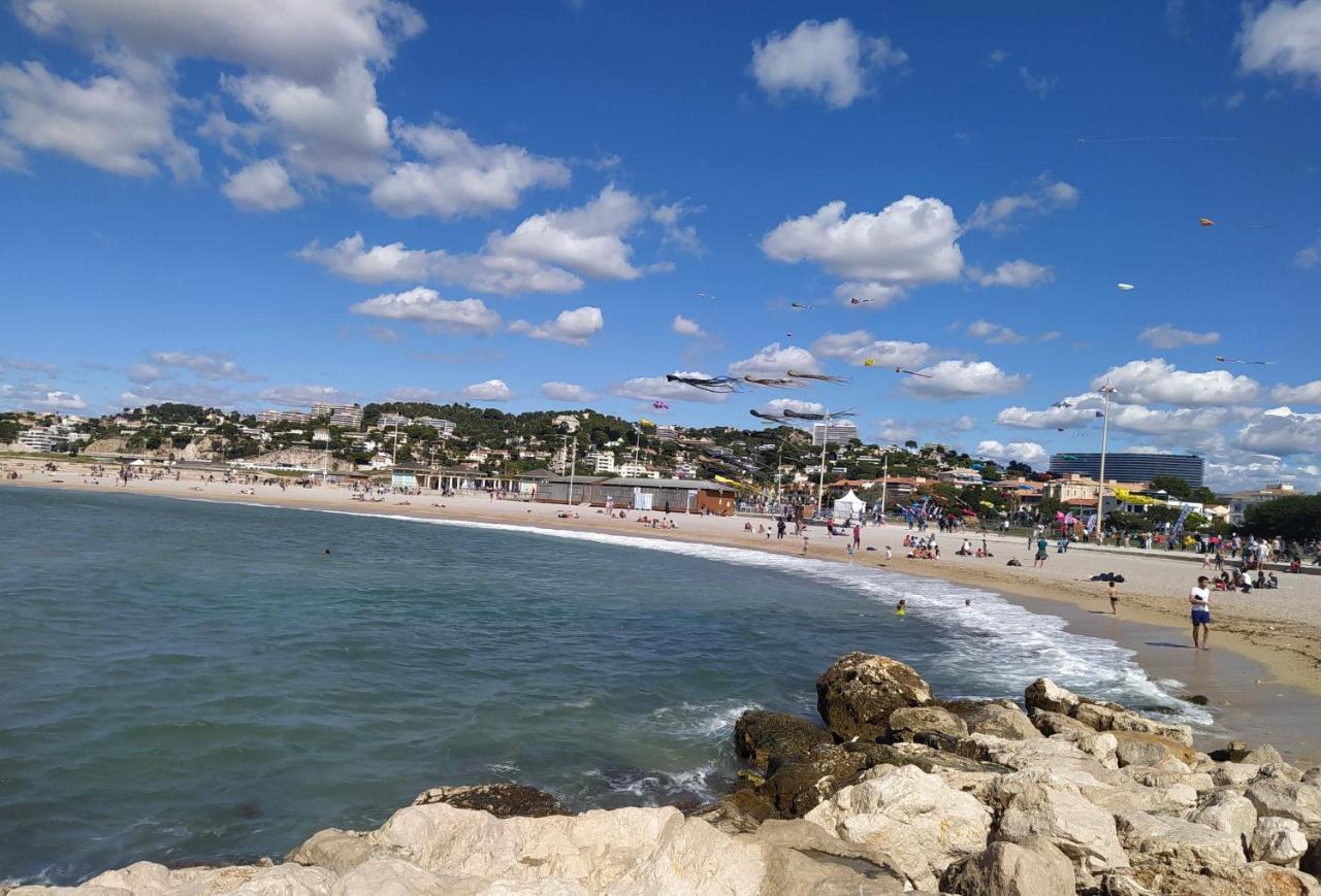 Sun Escape, Appart Renove Climatise 3 Pieces 4-6 Pers, 350M De La Plage มาร์กเซย ภายนอก รูปภาพ